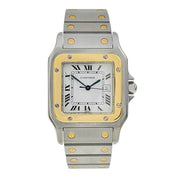 Cartier Santos Gold & Steel White Dial 29x41mm Automatic Men’s Watch 2961