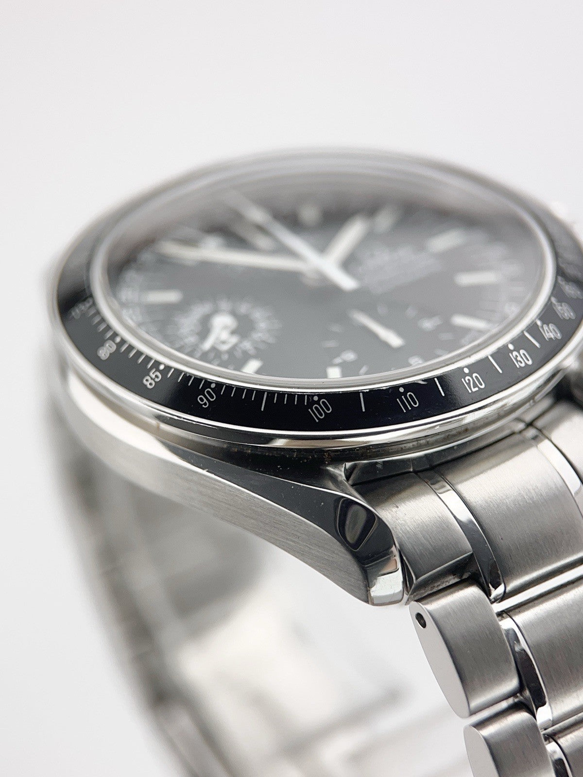 Omega Speedmaster Stainless Steel Black Dial 39mm Automatic Men’s Watch 3520.50