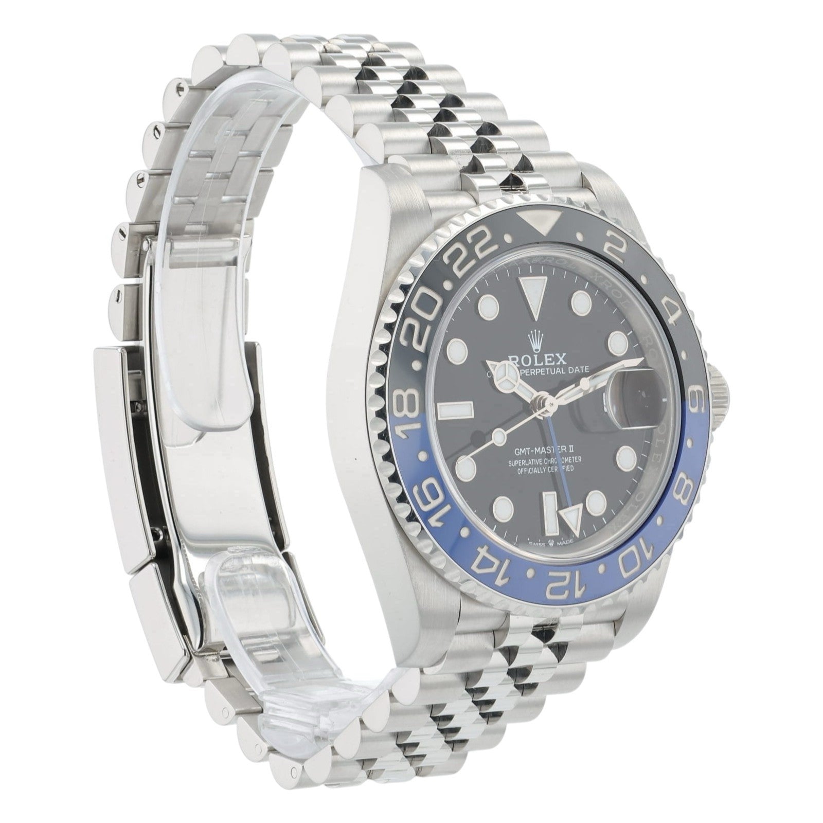 Rolex GMT Master II Batgirl Black Dial Stainless Steel 40mm Automatic 126710BLNR