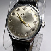 Vintage 35mm Gruen Precision Airflight Steel Watch w/ 510 RSS 17J Jump Hour