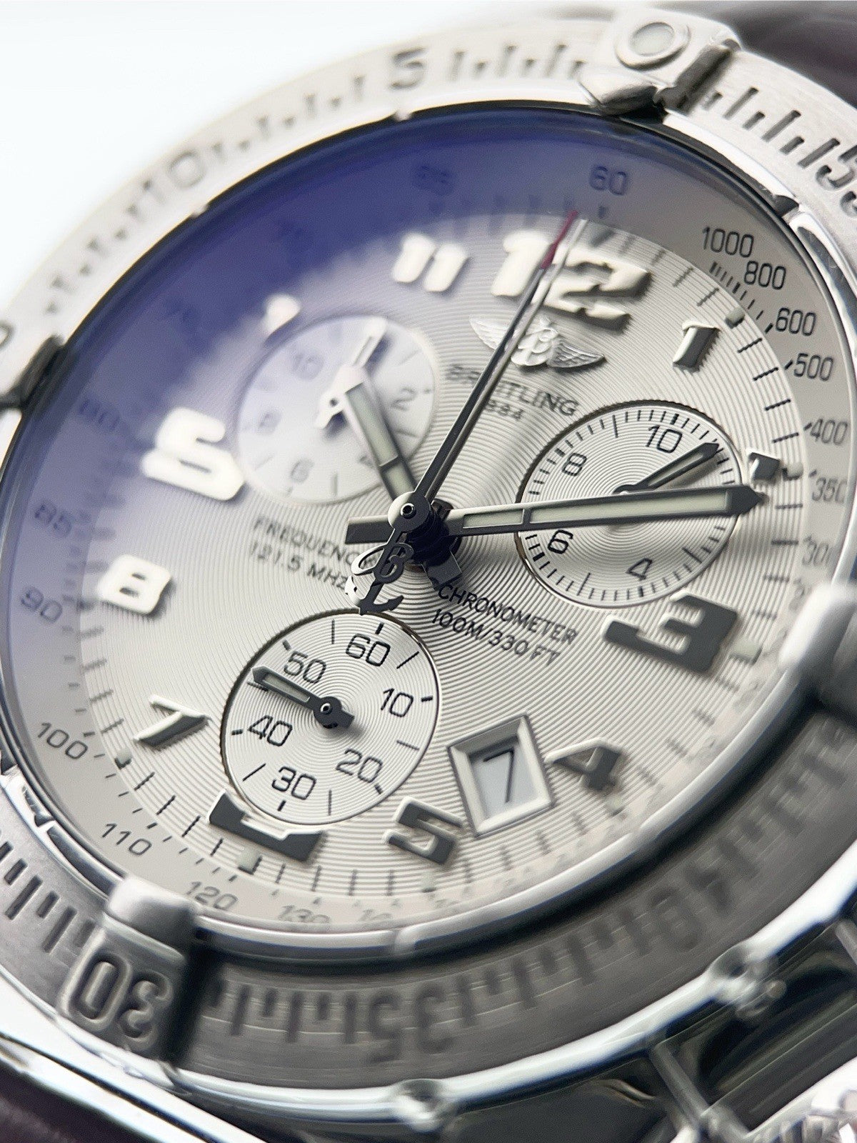 Breitling Emergency Stainless Steel Silver Dial 45mm Quartz Men's Watch A73322