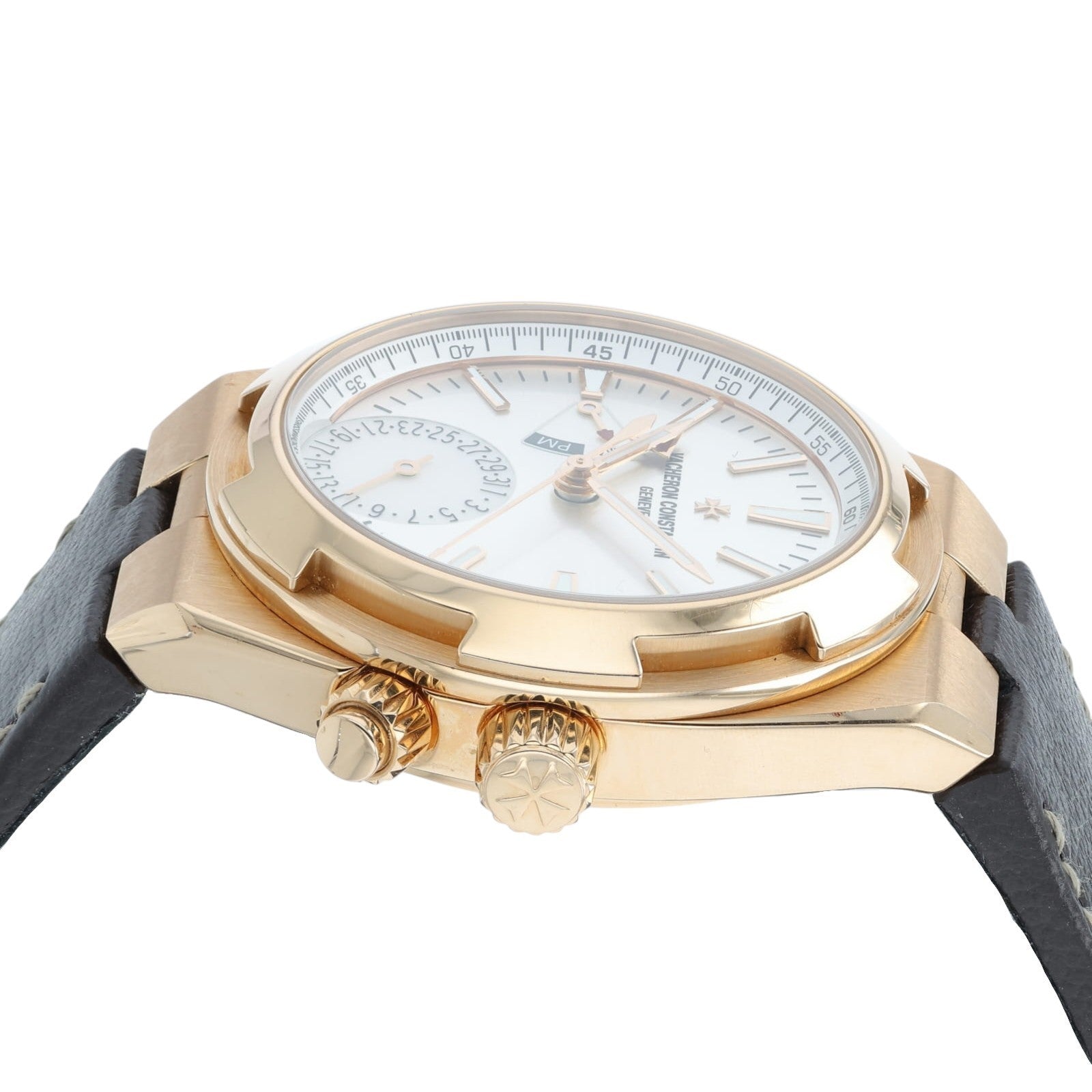Vacheron Constantin Overseas Silver Dial 18k Rose Gold 41mm Men's Watch 7900V