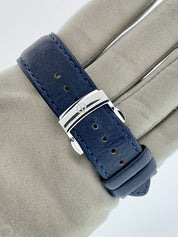 Baume & Mercier Capeland Stainless Steel Blue Dial 44mm Automatic Mens 65716