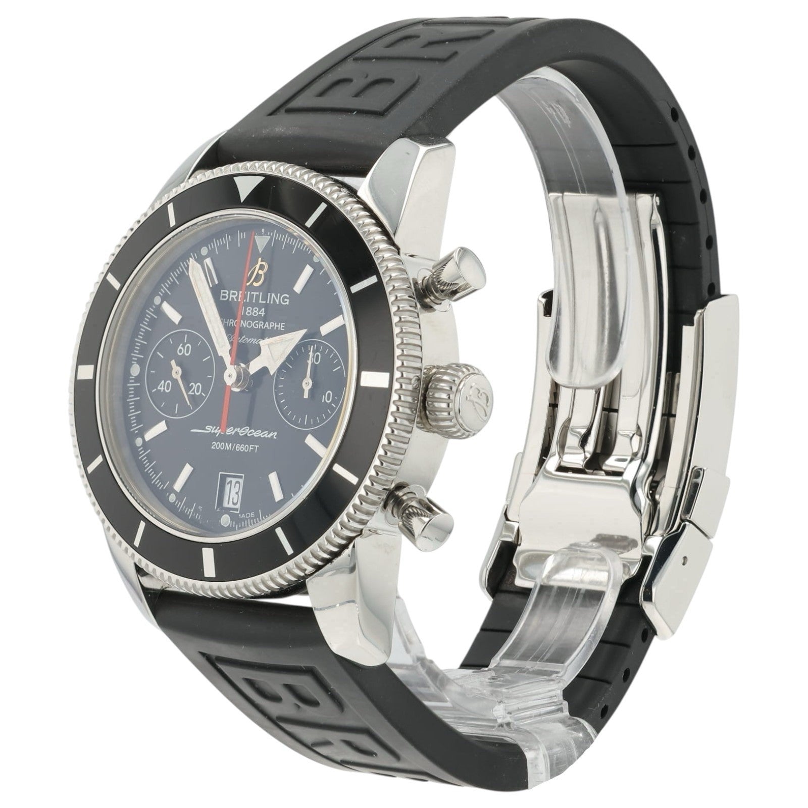 Breitling SuperOcean Black Dial Stainless Steel 44mm Automatic Men’s Watch A2337