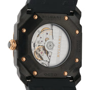 Bulgari Octo Steel And Gold Black Dial 41mm Automatic Mens Watch BGO P 41 SG