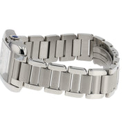 Cartier Tank Anglaise Stainless Steel Silver Dial 22mm Quartz Women's W5310022