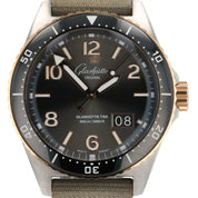 Glashutte Original SeaQ Gold & Steel Grey Dial 43mm Mens Watch 1-36-13-04-91-33