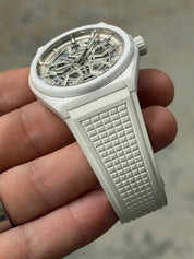 Zenith Defy Skeleton Ceramic White 41mm Automatic Mens Watch 49.9002.670