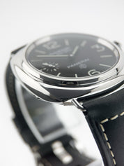 NEW Panerai Radiomir Black Seal Steel Black Dial 45mm Manual Wind Watch PAM00754