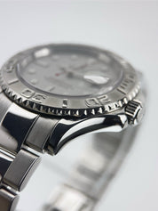 Rolex Yacht-Master Stainless Steel Silver Dial 40mm Automatic Mens Watch 16622