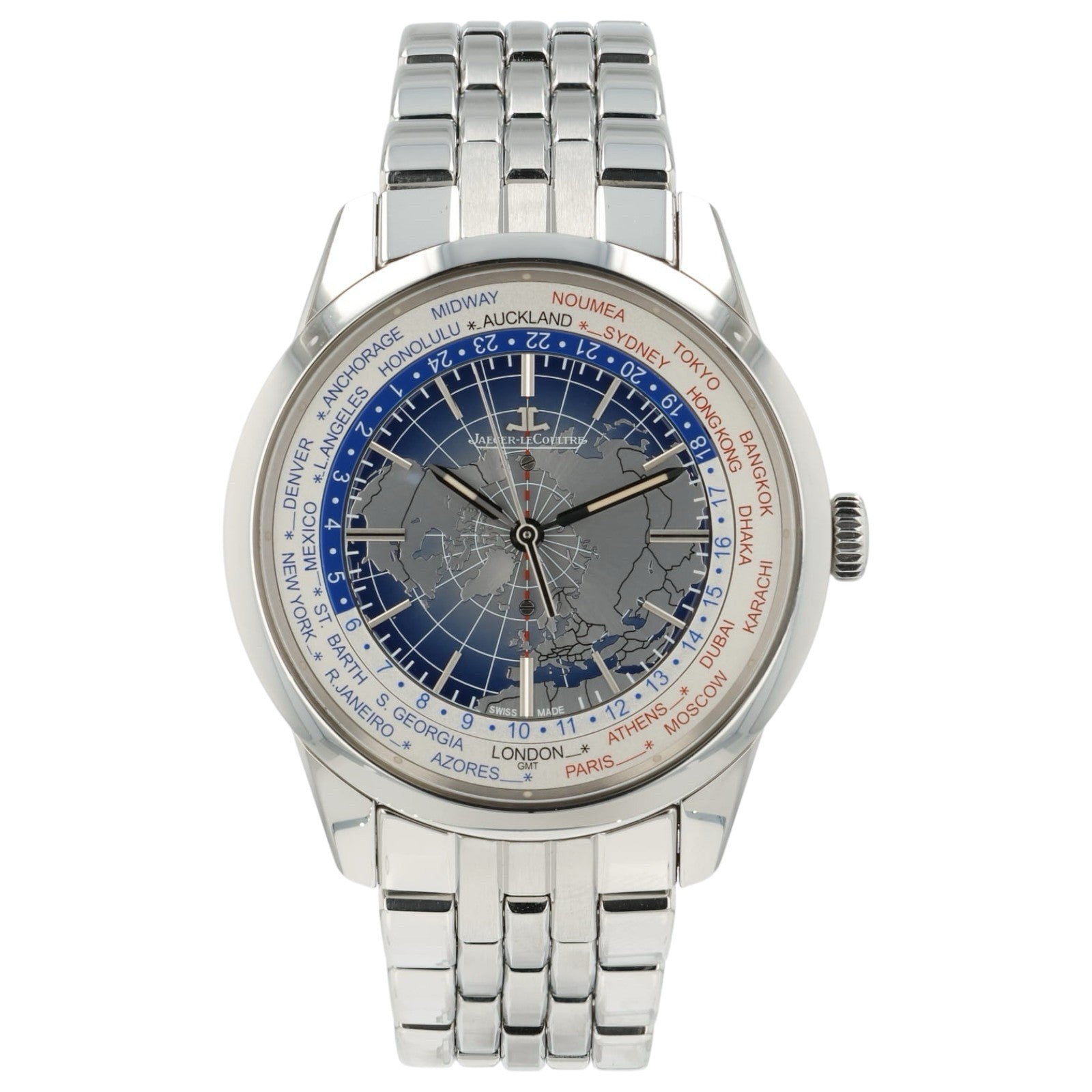 Jaeger LeCoultre Geophysic Blue Dial Steel 41mm Automatic Men’s Watch Q8108120