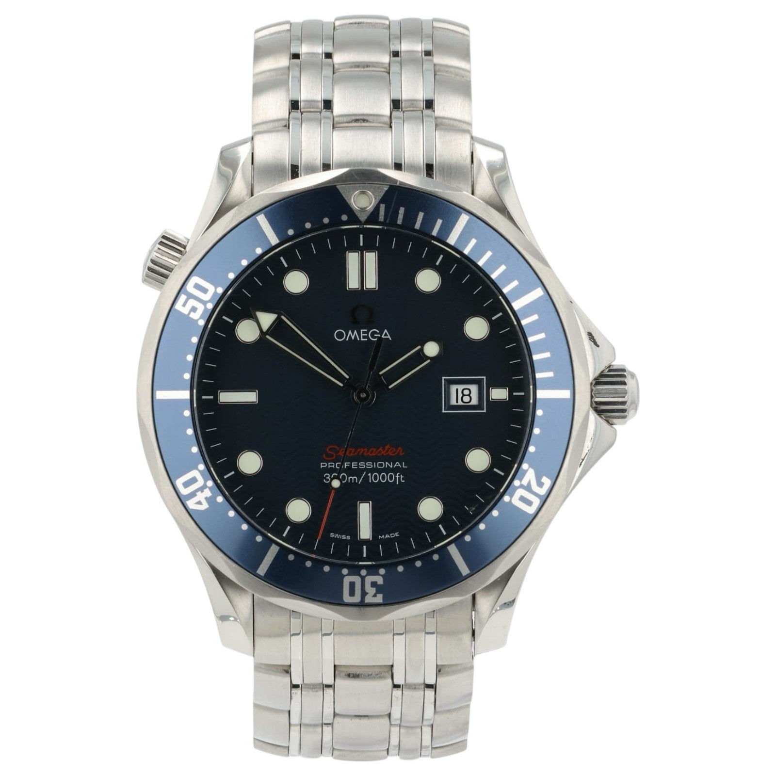 Omega Seamaster Blue Dial Stainless Steel 41mm Quartz Men’s Watch 2221.80.00