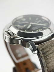 Panerai Luminor Stainless Steel Black Dial 44mm Automatic Men's Watch PAM0090