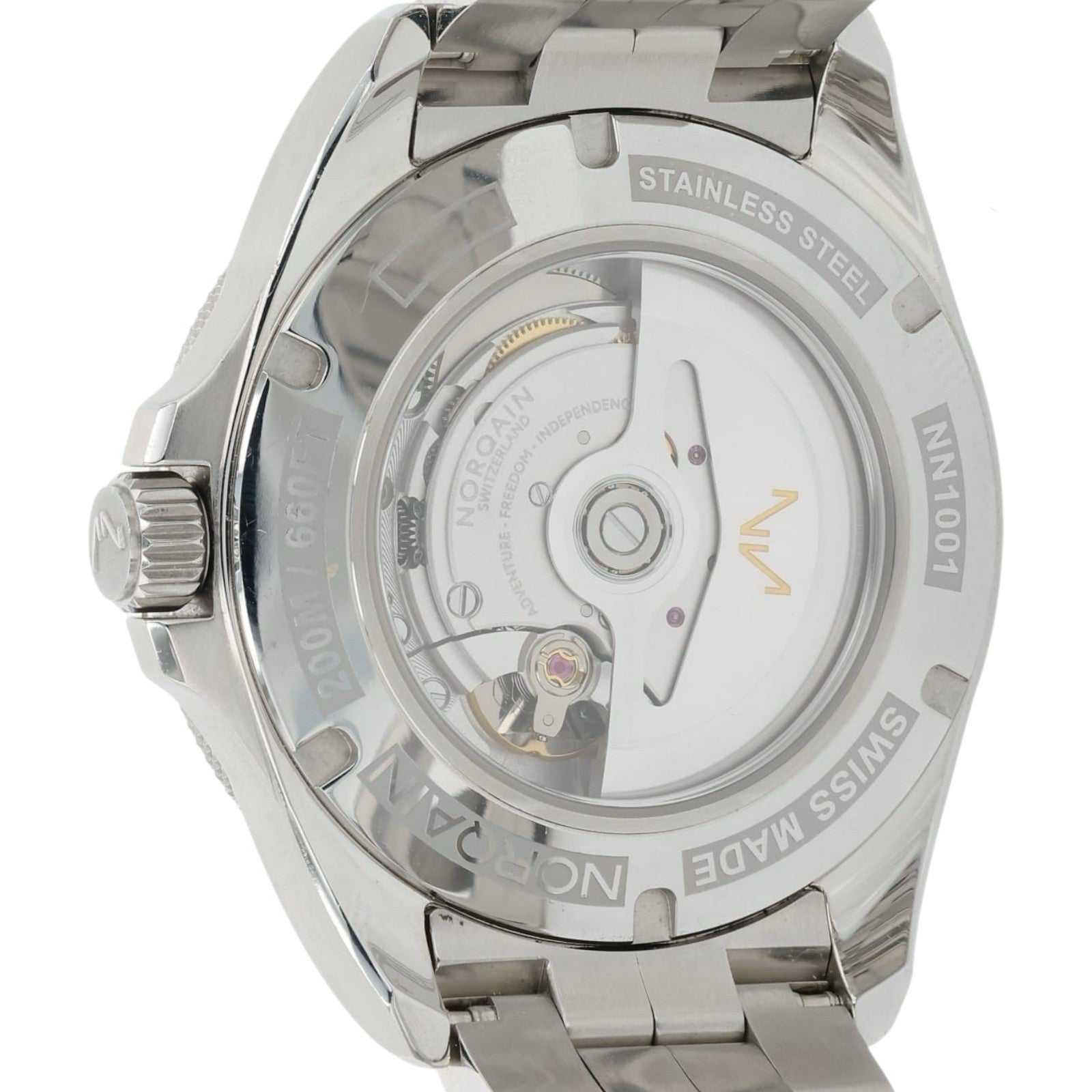 Norqain Adventure Neverest White Dial Steel 41mm Automatic Men’s Watch NN1001