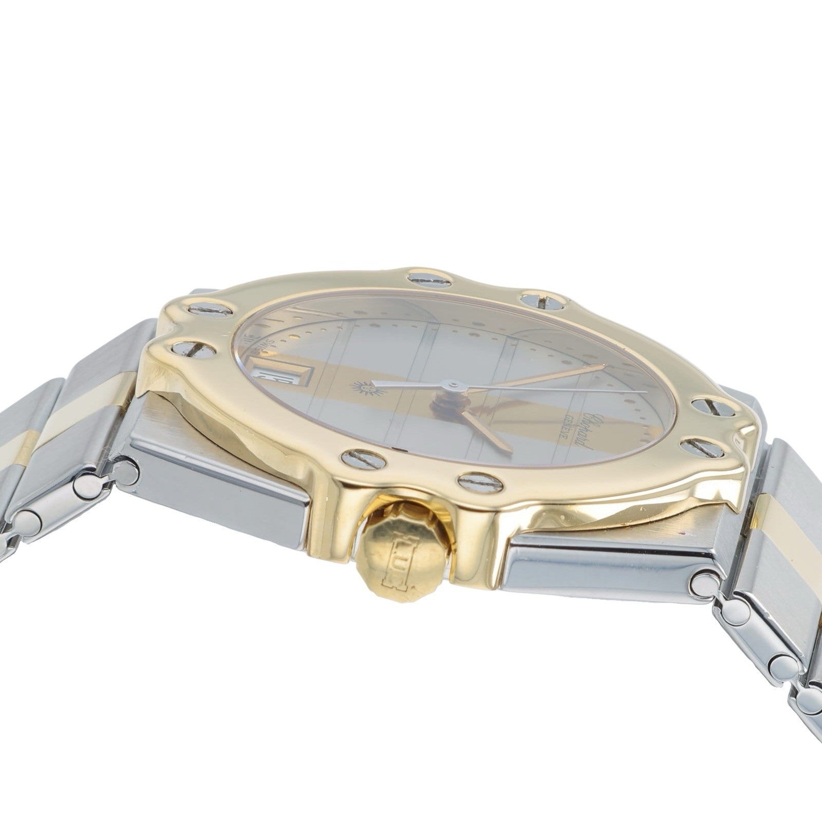 Chopard St. Moritz Stainless Steel & Gold Grey Dial 32mm Quartz Movement 8023