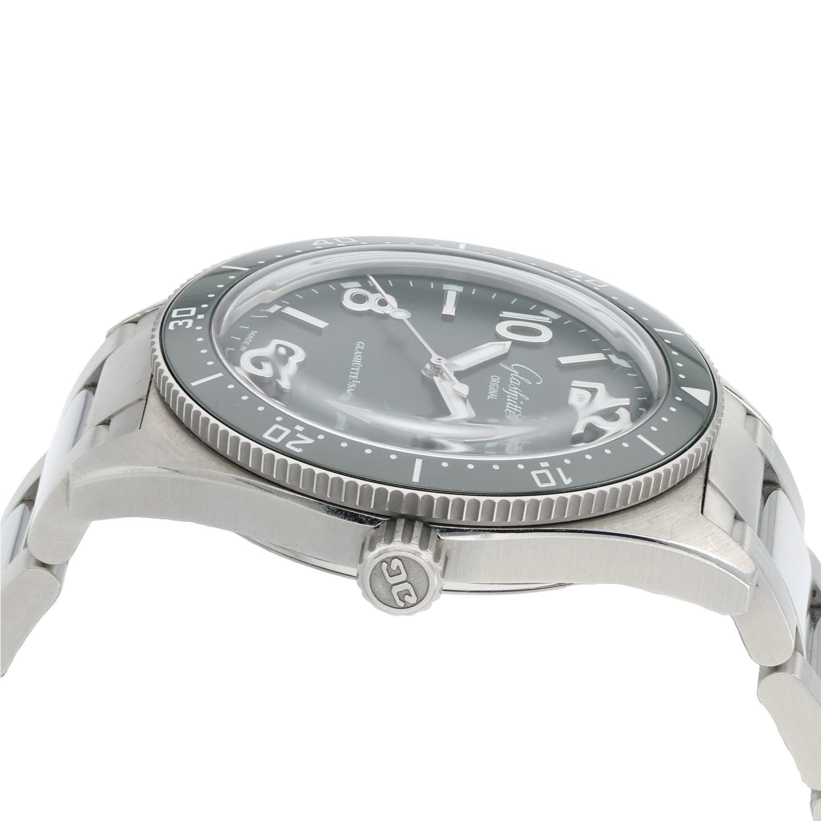 Glashutte Original SeaQ Green Dial Steel 39.5mm Automatic Men’s 39-11-13-83-70