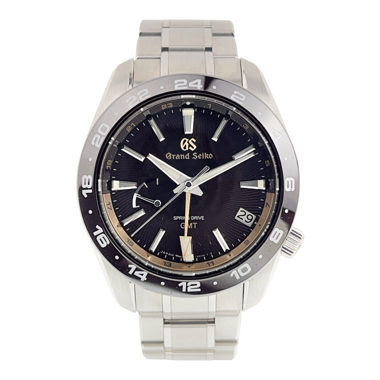 Grand Seiko Stainless Steel Brown Dial 40.5mm Automatic Men's Watch SBGE263