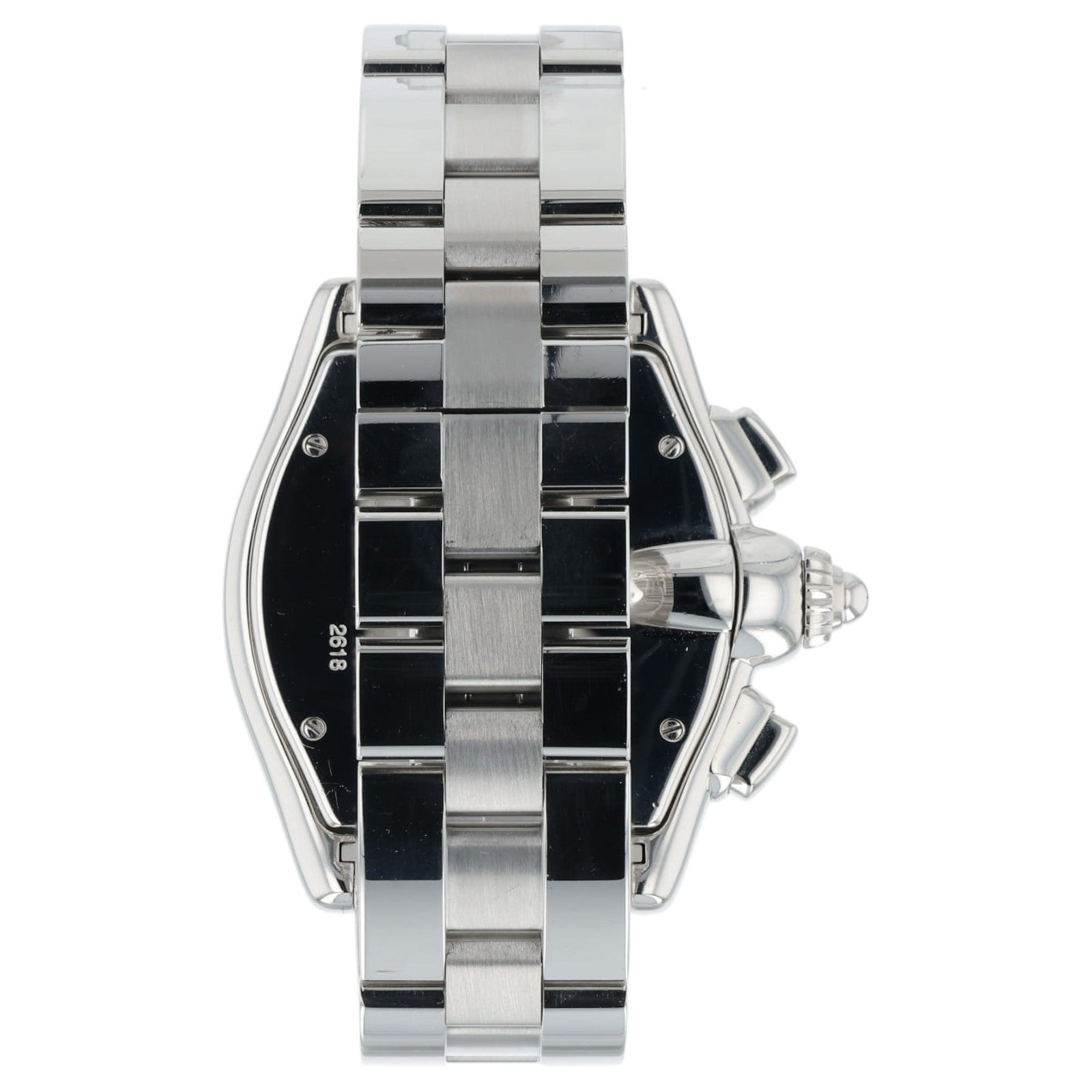 Cartier Roadster Black Dial Steel Diamond 40mm Automatic Men’s Watch W62007X6