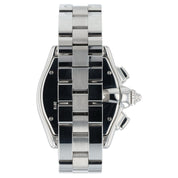Cartier Roadster Black Dial Steel Diamond 40mm Automatic Men’s Watch W62007X6