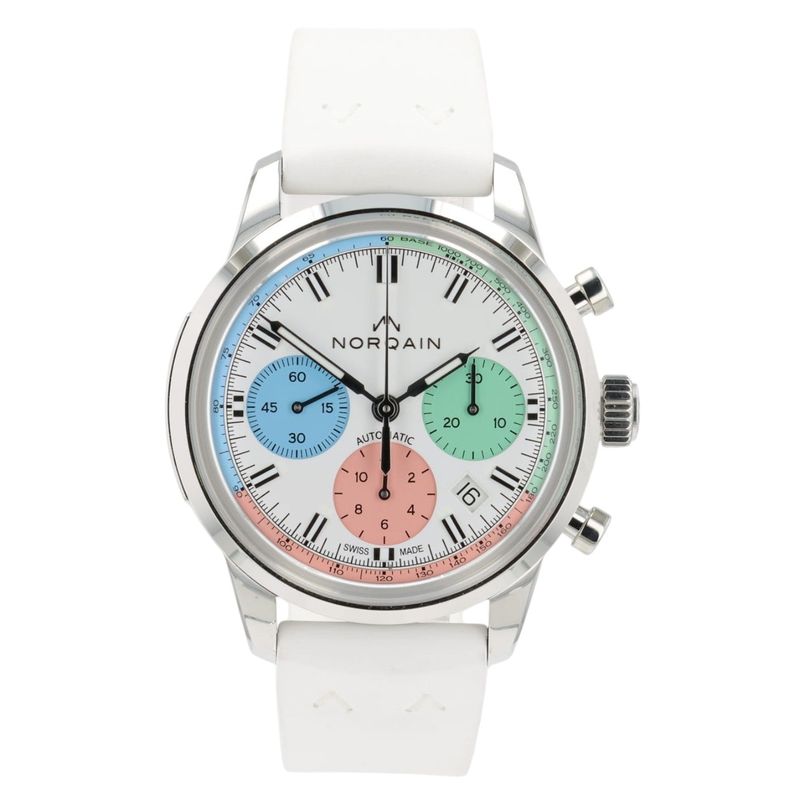 Norqain Freedom "Enjoy Life" White Dial Stainless Steel 40mm Automatic N2201
