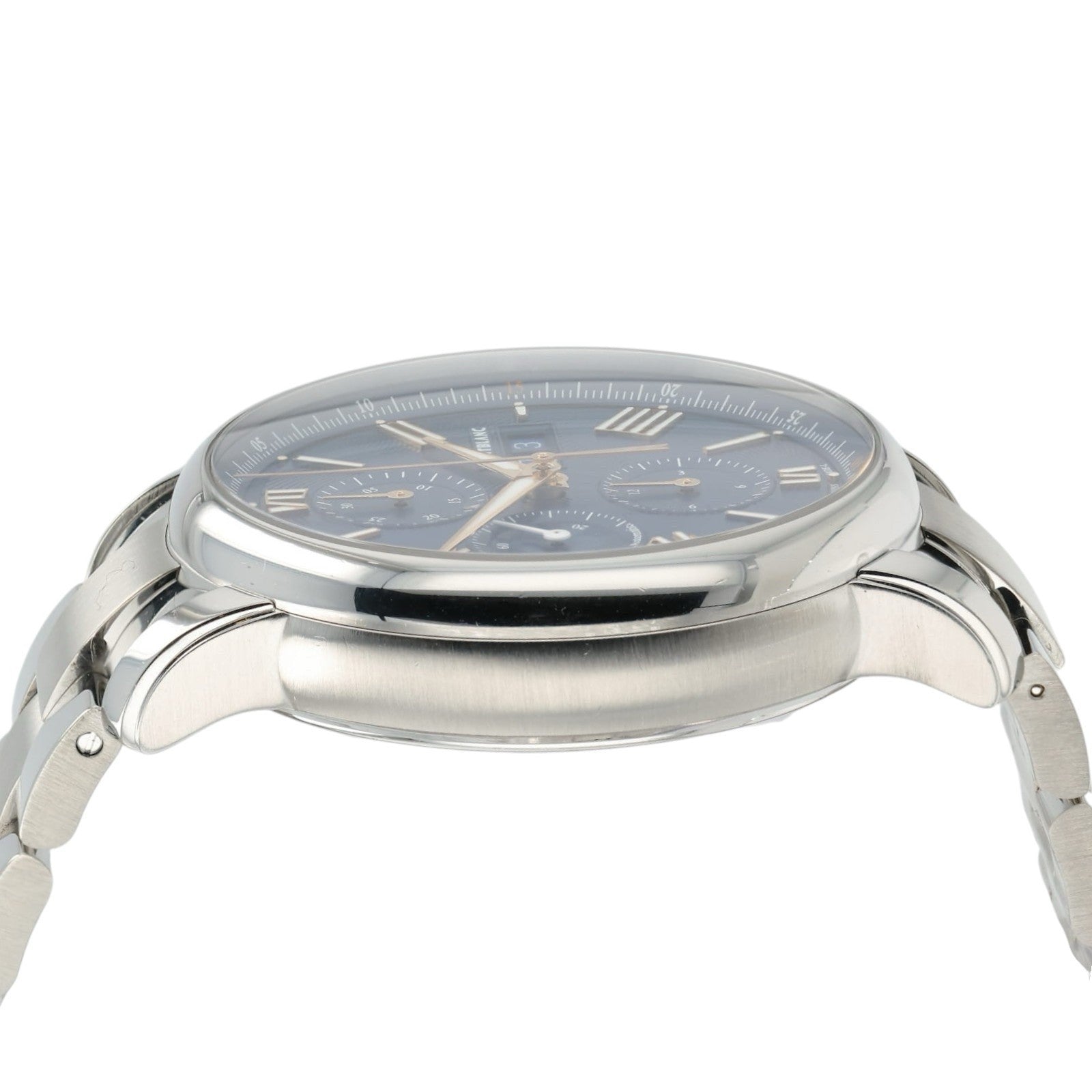 Montblanc Star Legacy Blue Dial Stainless Steel 42mm Automatic Mens Watch 130972
