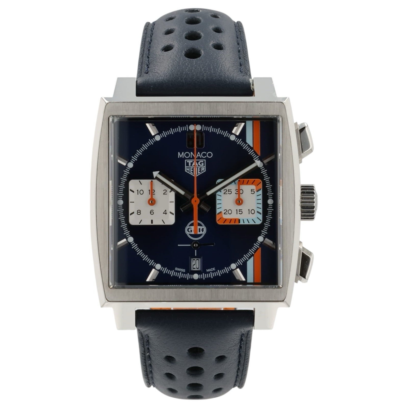 Tag Heuer Monaco Blue Dial Stainless Steel 39mm Automatic Men’s Watch CBL2115