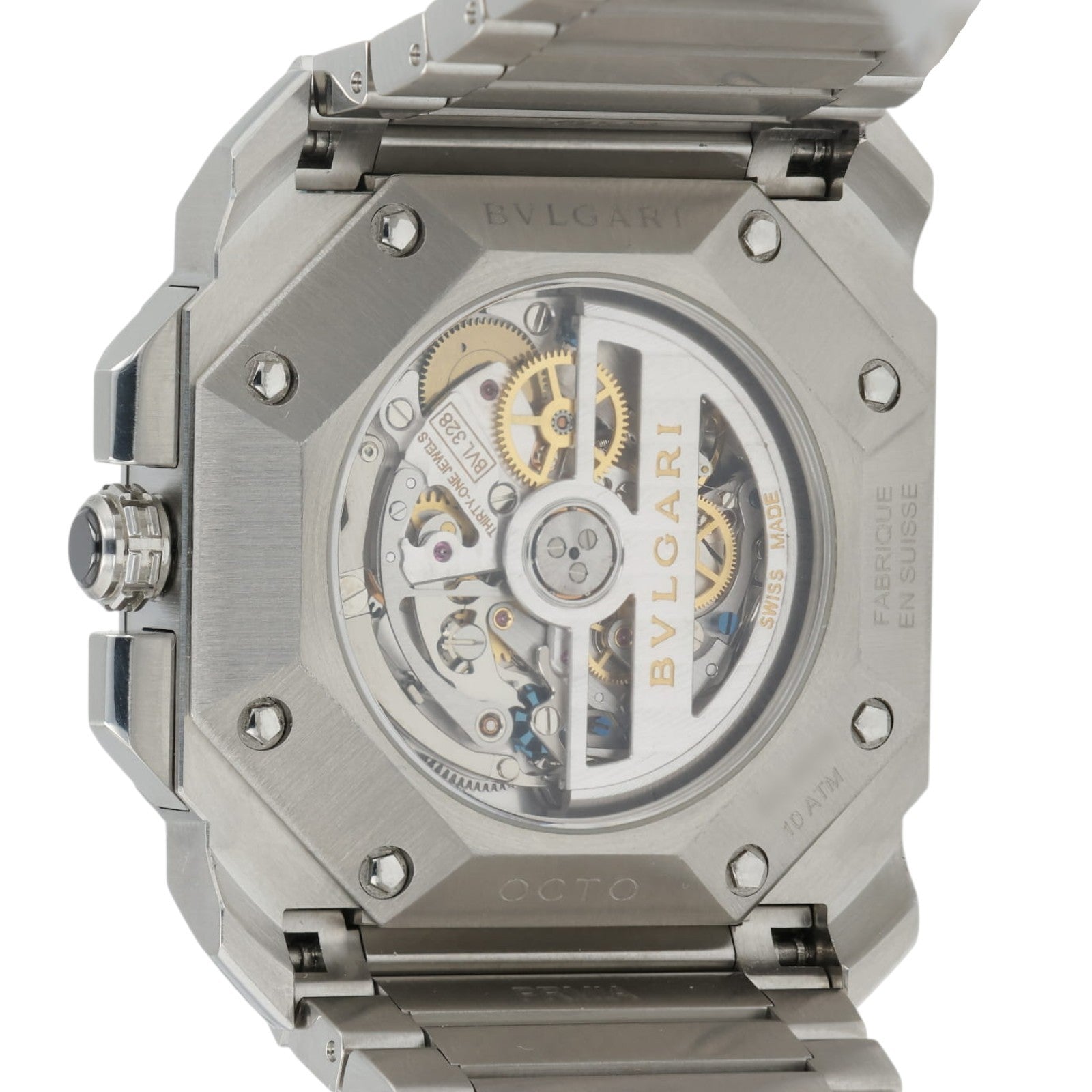 Bulgari Octo Chrono Black Dial Stainless Steel 41mm Automatic Mens BGO 41 S CH