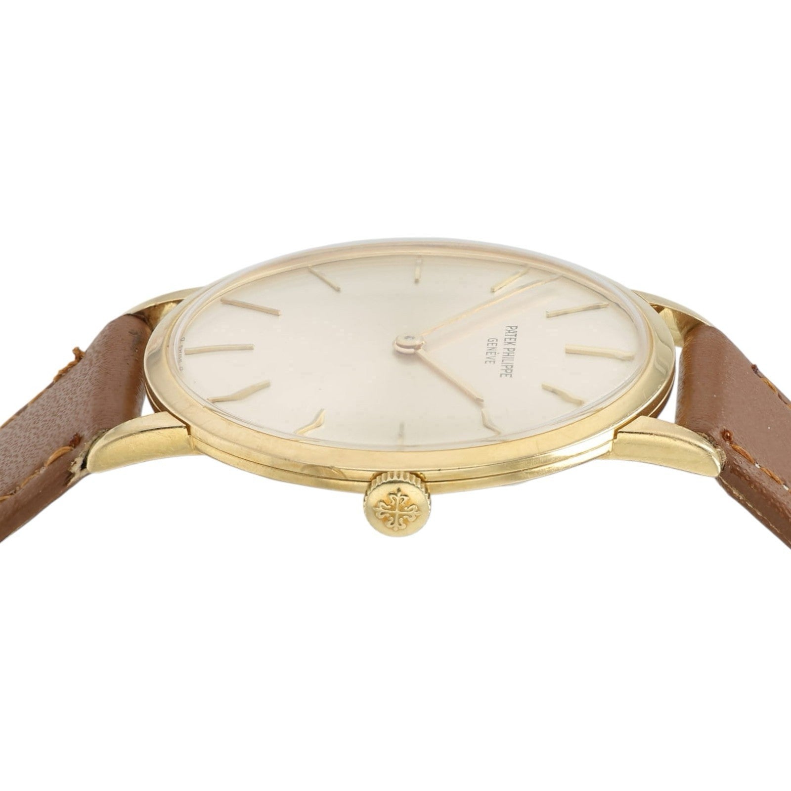 Patek Philipe Calatrava Silver Dial 18k Gold 33mm Manual Wind Men’s Watch 3468