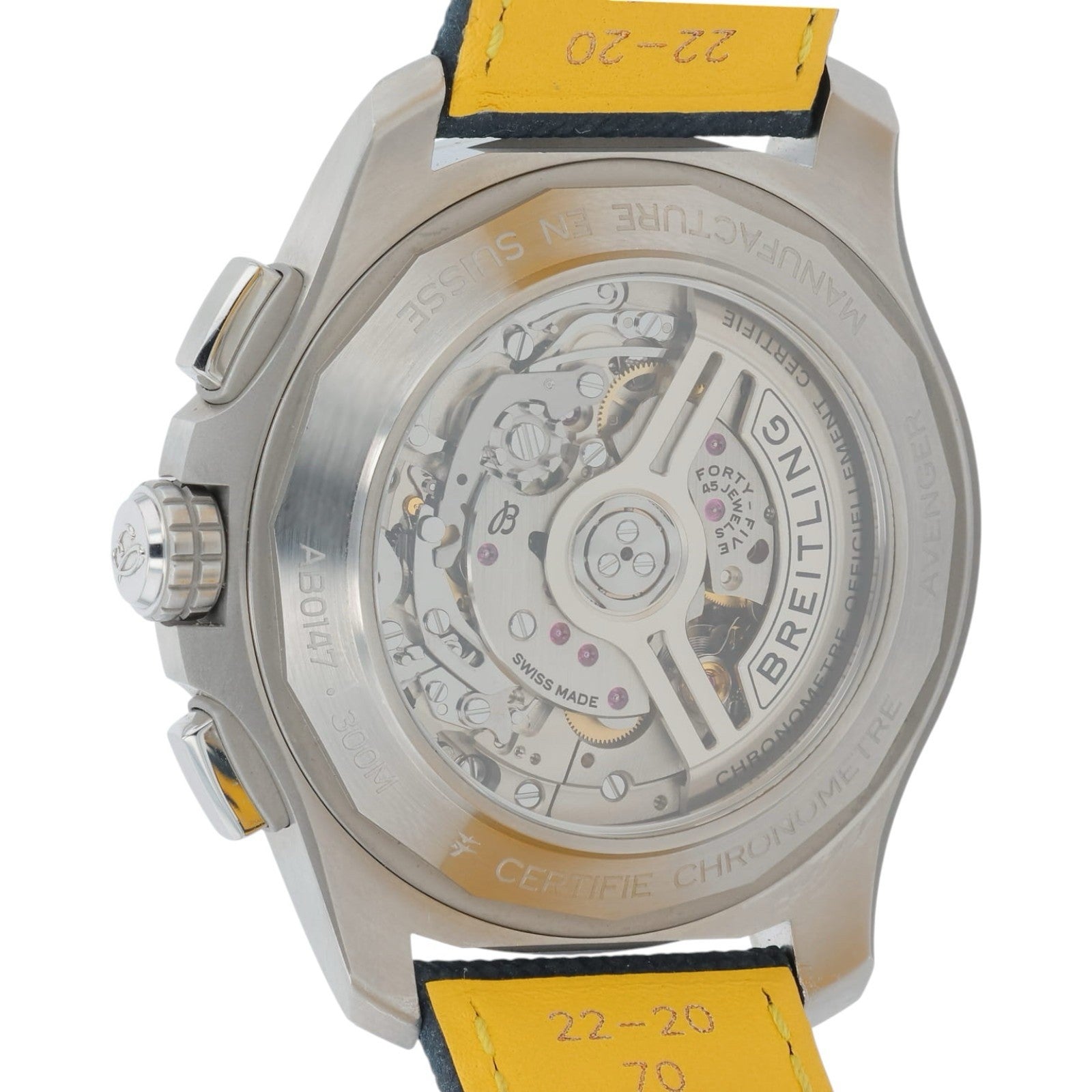 Breitling Avenger Stainless Steel Blue Dial 44mm Automatic Men’s Watch AB0147