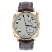 Vacheron Constantin 18k Rose Gold Silver Dial 40mm Manual Wind Mens Watch 82035