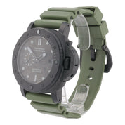 Panerai Submersible Carbon Case Black Dial 47mm Automatic Mens Watch PAM00979