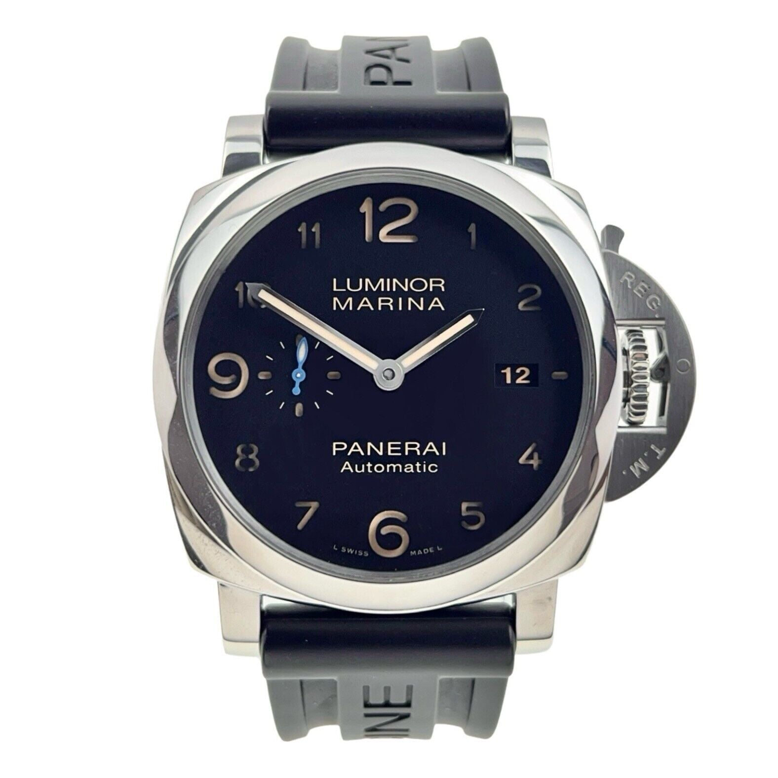 Panerai Luminor Marina 1950 3 Days Steel Black 44mm Mens Watch PAM01359