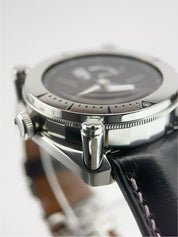 Seiko Galante Stainless Steel Black Dial 44mm Automatic Men's Watch SBLA037