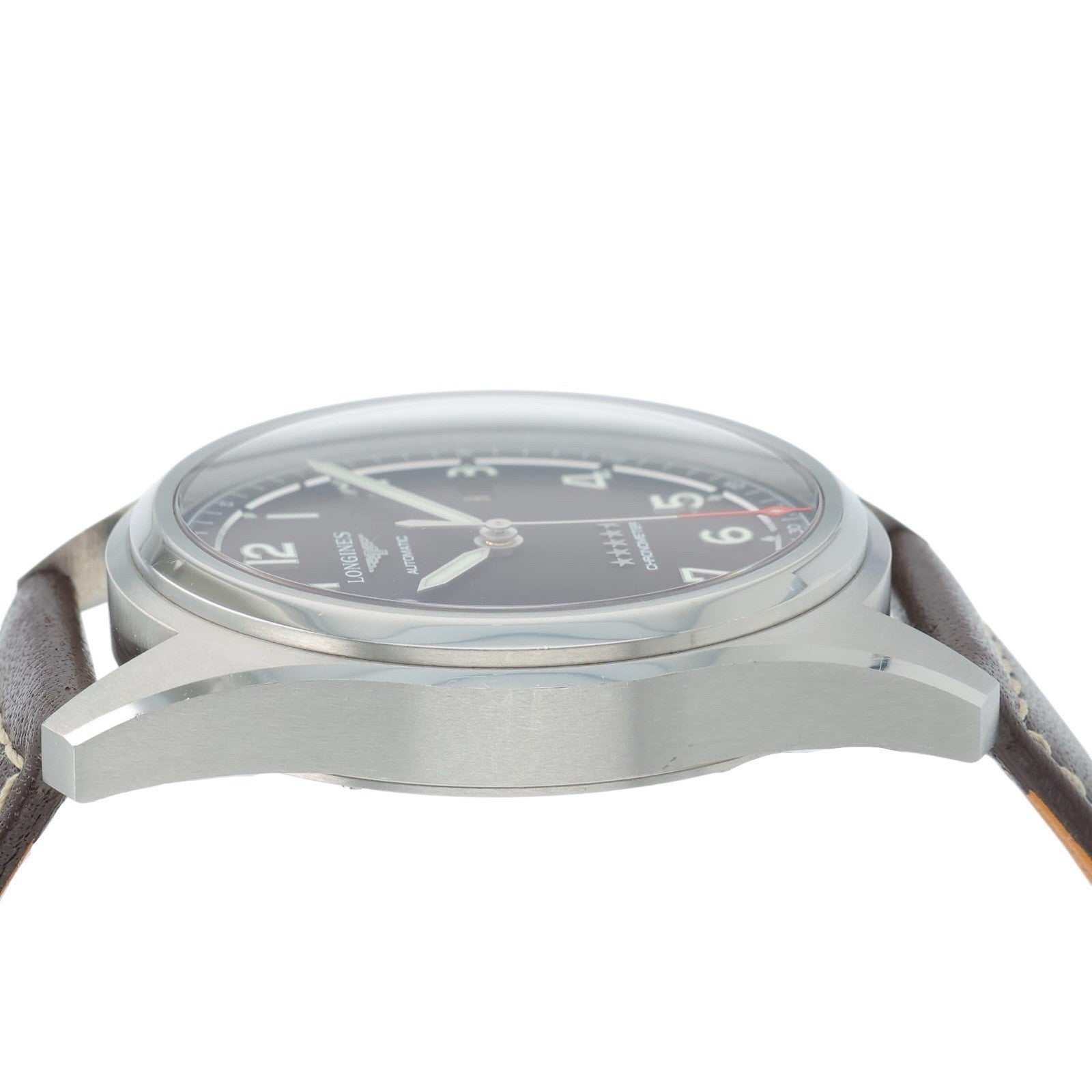 Longines Spirit Stainless Steel Black Dial 42mm Automatic Mens Watch L38114530