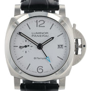 NEW Panerai Luminor Quadrants Bi-tempo White Dial 40mm Automatic Mens PAM01367
