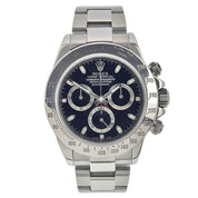 Rolex Daytona Stainless Steel Black Dial 40mm Automatic Men's Watch 116520