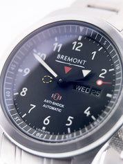 Bremont MB Stainless Steel Black Dial 43mm Automatic Movement Men’s Watch MBII