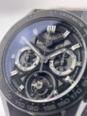Tag Heuer Ceramic Tourbillon Skeleton Dial 45mm Automatic Men’s Watch CAR5A90