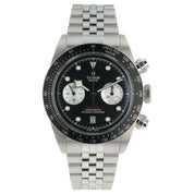 Tudor Black Bay Chrono Stainless Steel Black Dial 41mm Automatic Mens 79360