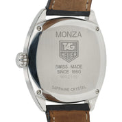 Tag Heuer Monza Black Dial Stainless Steel 38mm Automatic Mens Watch WR2110