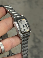 2023 Cartier Santos Automatic Stainless White Dial Midsize Watch 35mm WSSA0029
