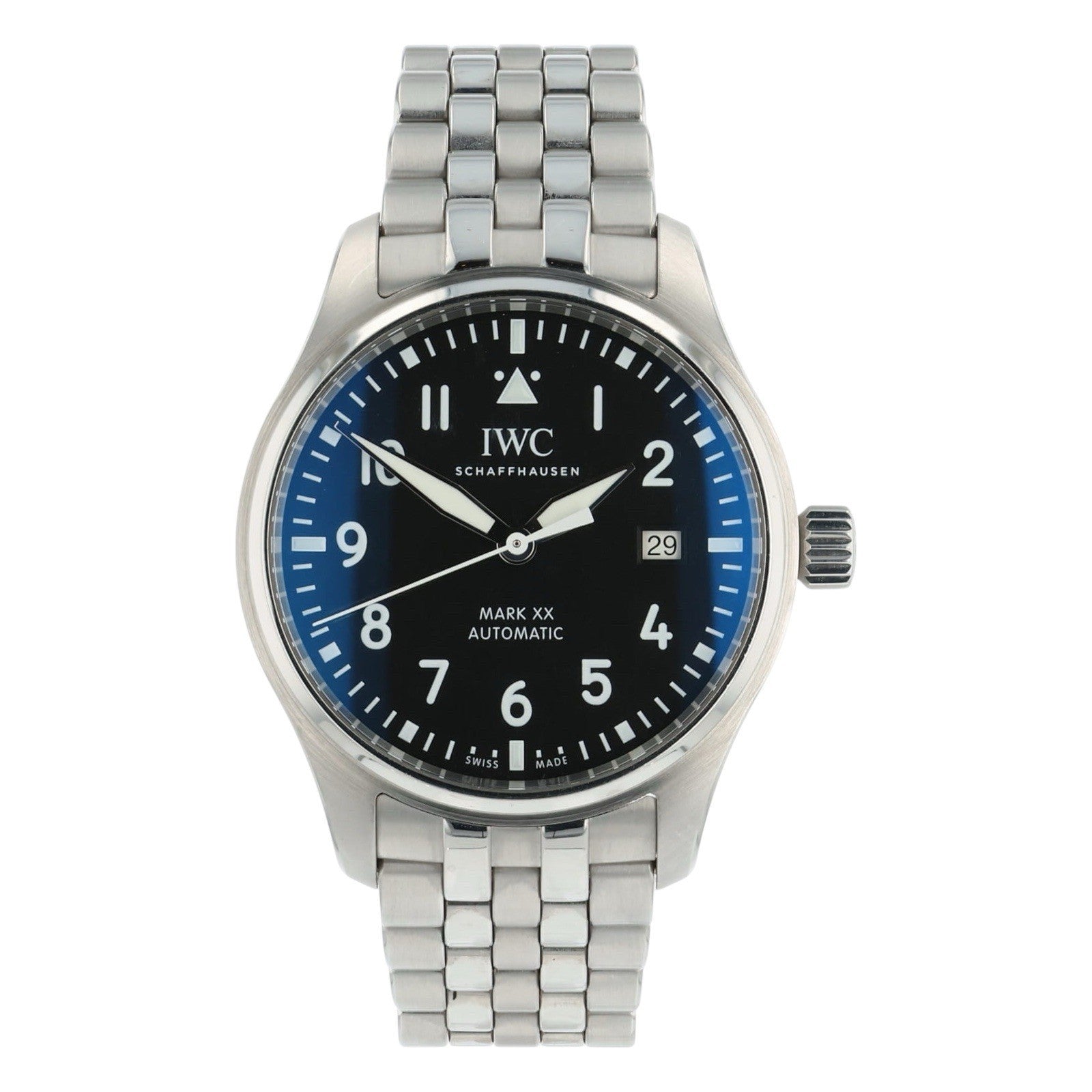 IWC Pilot Mark XX Stainless Steel Black Dial 40mm Automatic Men's Watch IW328202
