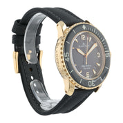 Blancpain Fifty Fathoms Black Dial 18k Rose Gold 45mm Automatic 5015-3630-52