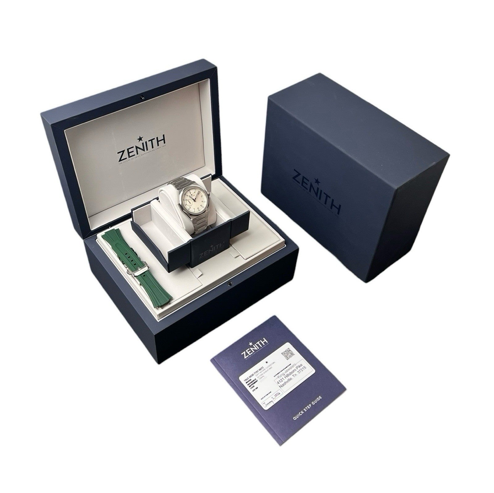 NEW 2026 Zenith Defy Stainless Steel White Dial 41mm Mens Watch 03.9300.3620