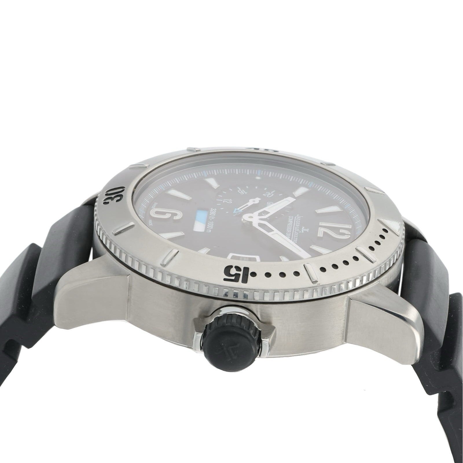 Jaeger-LeCoutlre Master Black Dial Titanium 44mm Automatic Mens Watch 160.T.05