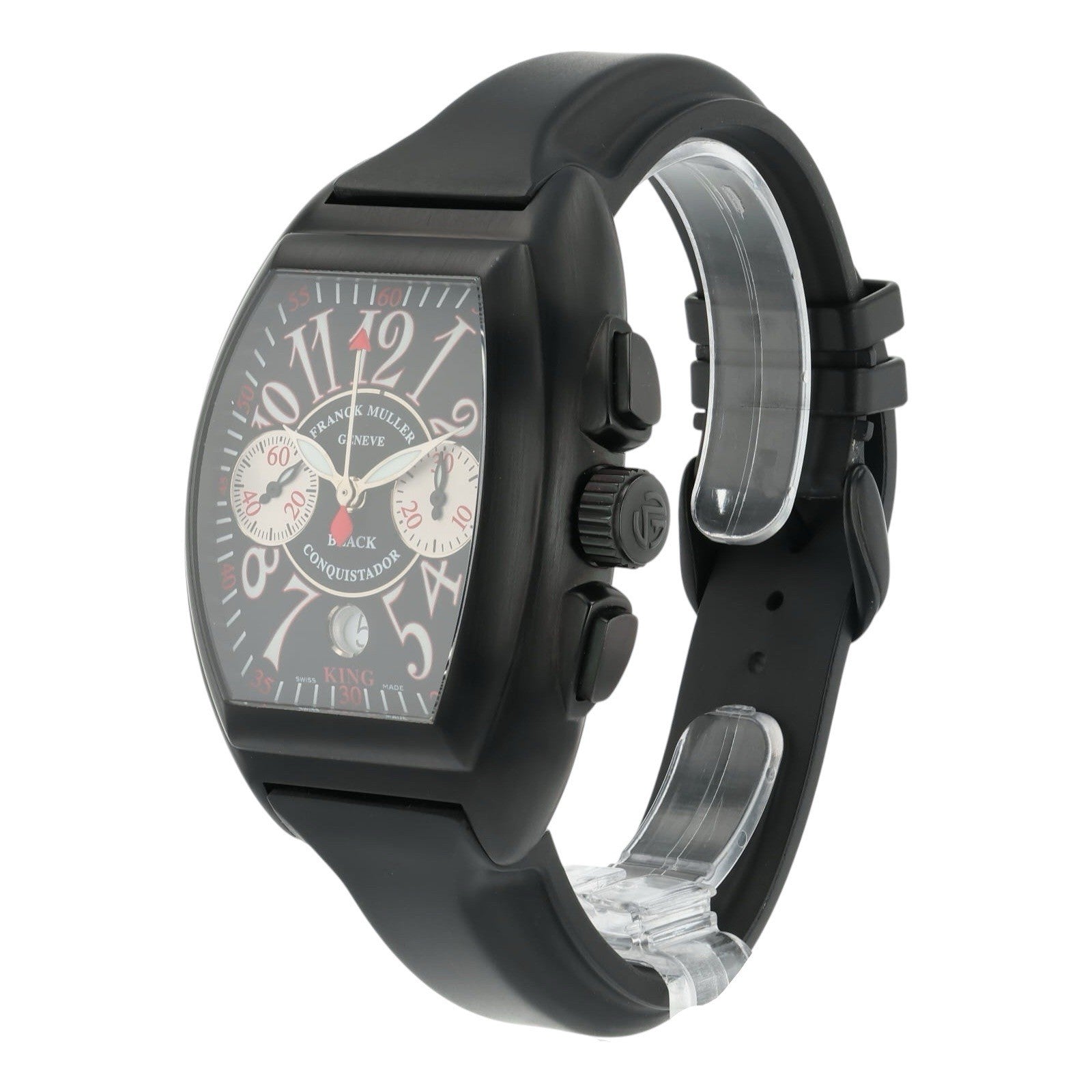 Franck Muller Conquistador Steel Black Dial 40x34mm Automatic Mens 8005 K CC NE