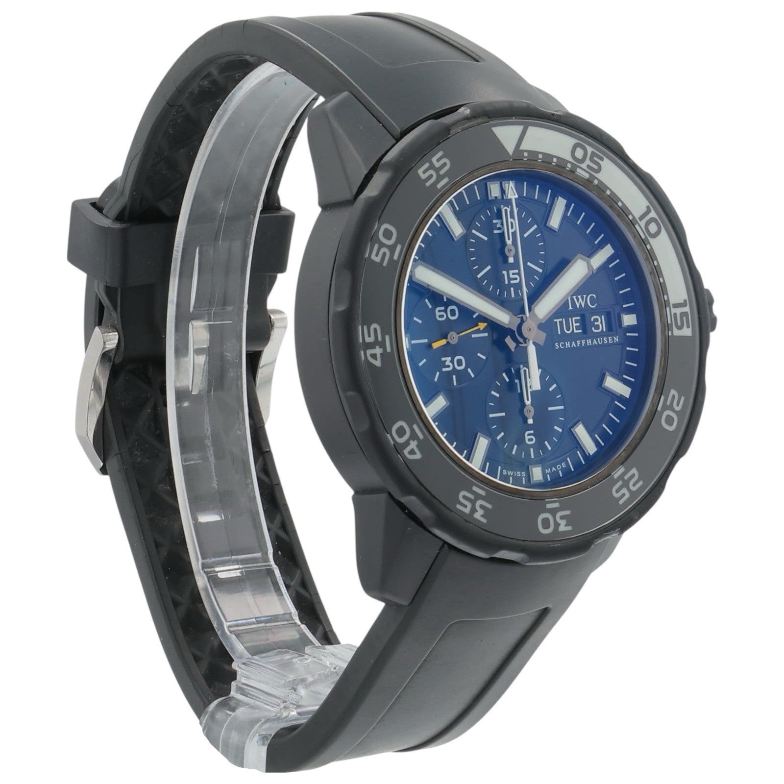 IWC Aquatimer Stainless Steel Black Dial 44mm Automatic Men’s Watch IW376705