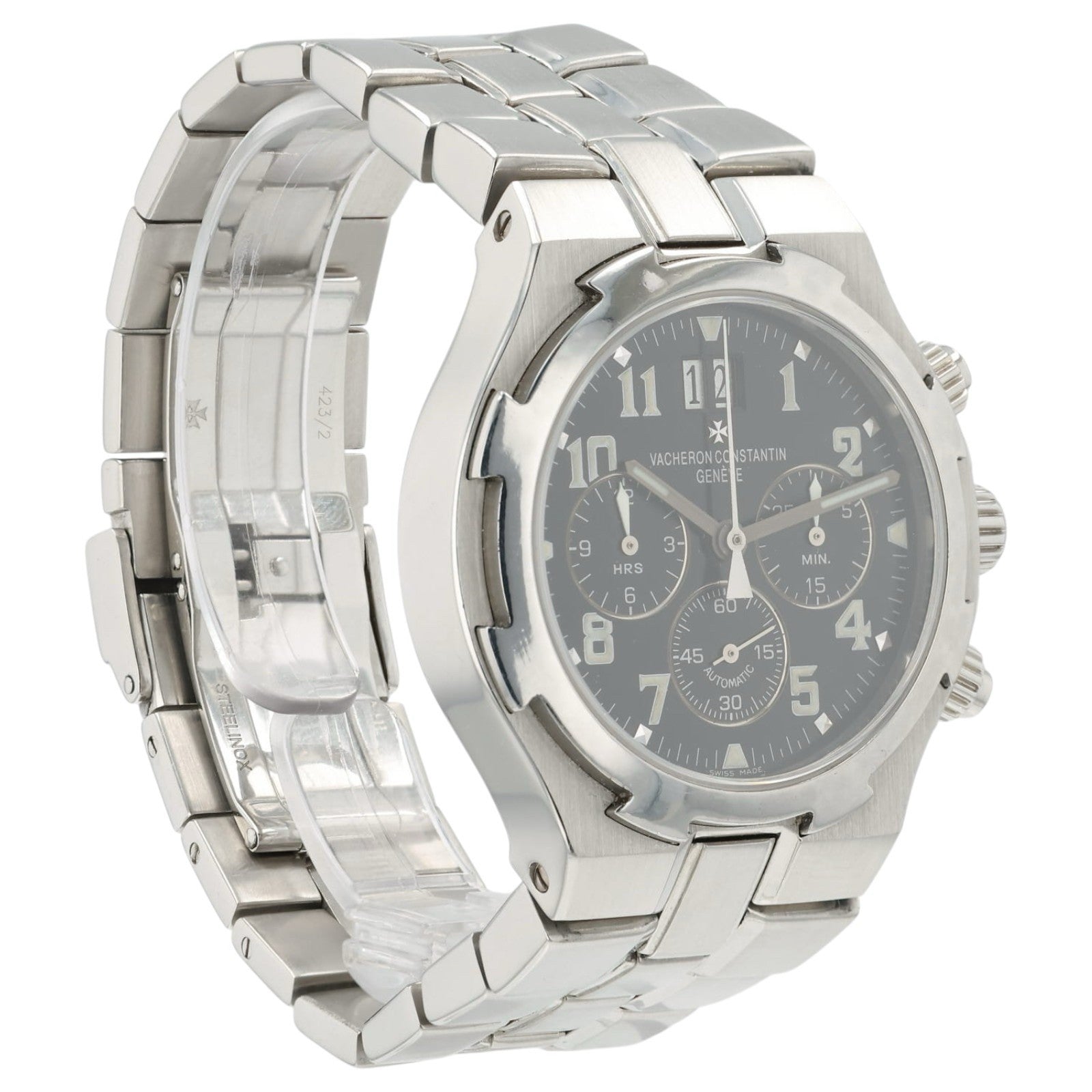 Vacheron Constantin Oversees Black Dial Stainless Steel 40mm Auto Watch 49140