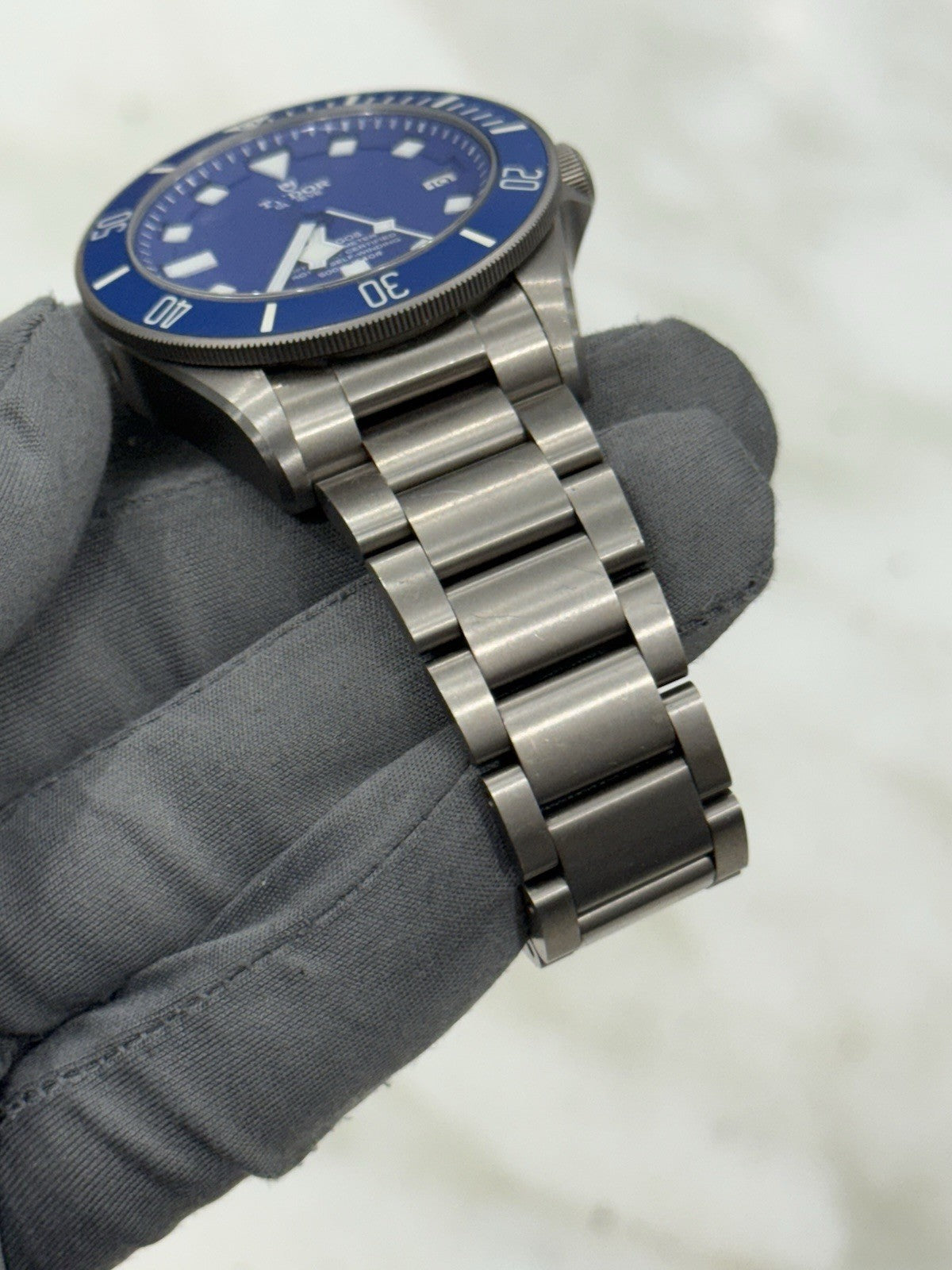 Tudor Pelagos Titanium 42mm Watch Blue Dial 25600TB Automatic Men's Watch
