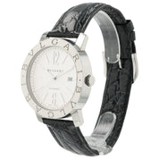 Bvlgari Chronograph White Dial Stainless Steel 42mm Automatic Men’s Watch BB42SL